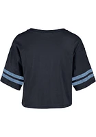 47 Kansas City Royals Womens Navy Blue Sporty Short Sleeve T-Shirt