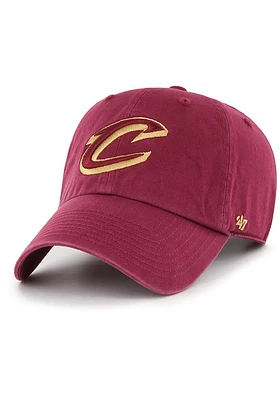 47 Cleveland Cavaliers Clean Up Adjustable Hat - Cardinal