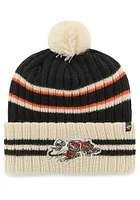 47 Cincinnati Bengals Black No Huddle Cuff Mens Knit Hat