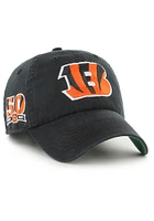 47 Cincinnati Bengals Mens Black Sure Shot Side Patch Classic Franchise Fitted Hat