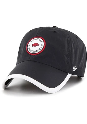47 Arkansas Razorbacks Microburst Clean Up Adjustable Hat - Black