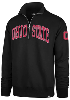 47 Ohio State Buckeyes Mens Striker Long Sleeve 1/4 Zip Fashion Pullover