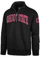 47 Ohio State Buckeyes Mens Striker Long Sleeve Qtr Zip Fashion Pullover