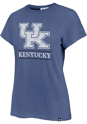 47 Kentucky Wildcats Womens Blue Fineline Short Sleeve T-Shirt