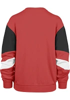 47 Cincinnati Reds Womens Red Nova Dorset Crew Sweatshirt