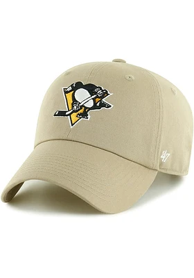 47 Pittsburgh Penguins Clean Up Iconic Adjustable Hat - Khaki