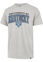 47 Kentucky Wildcats Grey Dome Over Franklin Short Sleeve Fashion T Shirt