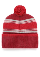 47 Ohio State Buckeyes Red Fadeout Cuff Knit Mens Knit Hat