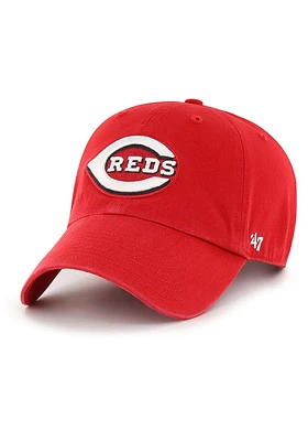 47 Cincinnati Reds Clean Up Classic Adjustable Hat - Red