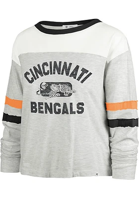 47 Cincinnati Bengals Womens Grey All Class LS Tee