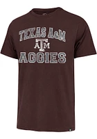 47 Texas A&M Aggies Maroon No 1 Franklin Short Sleeve Fashion T Shirt