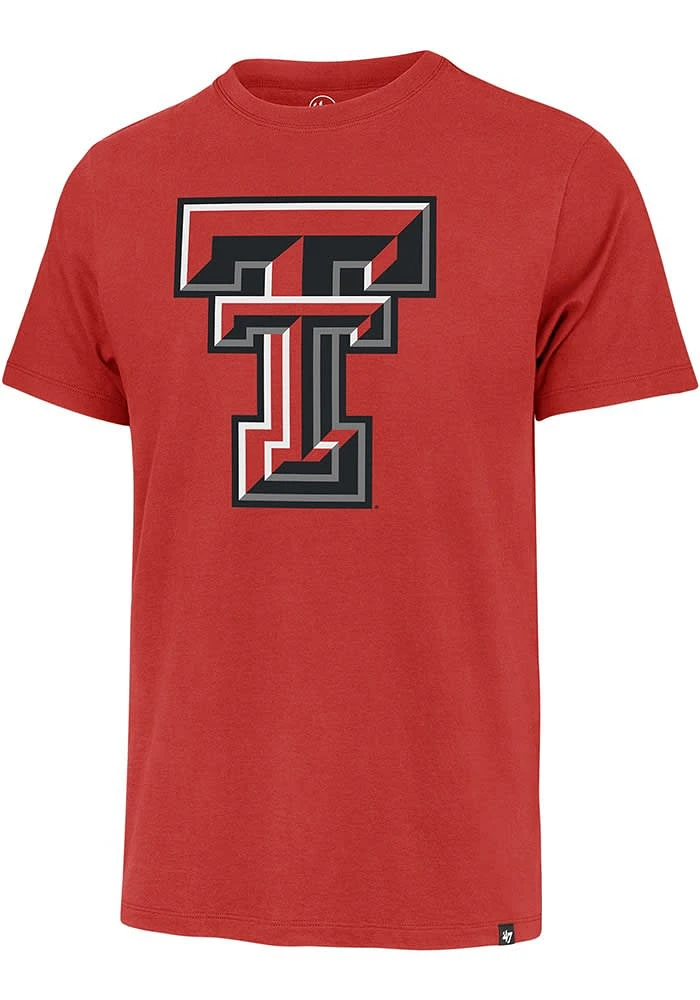 47 Texas Tech Red Raiders Logo Franklin Short Sleeve Fashion T Shirt