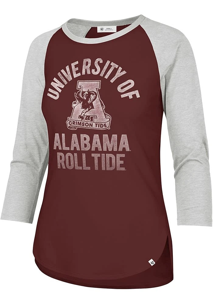 47 Alabama Crimson Tide Womens Red Frankie LS Tee