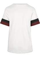 47 Indiana Hoosiers Womens White Frankie Short Sleeve T-Shirt