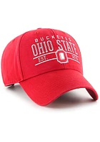 47 Ohio State Buckeyes Center Line MVP Adjustable Hat - Red