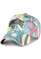 47 Ohio State Buckeyes Charcoal Plumeria Clean Up Womens Adjustable Hat