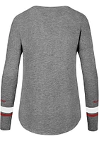 47 Detroit Red Wings Womens Grey Courtside LS Tee