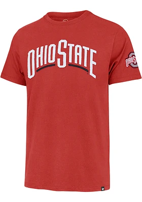 47 Ohio State Buckeyes Red Franklin Fieldhouse Design Short Sleeve Fashion T Shirt