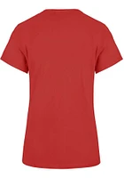 47 Cincinnati Reds Womens Red Frankie Short Sleeve T-Shirt