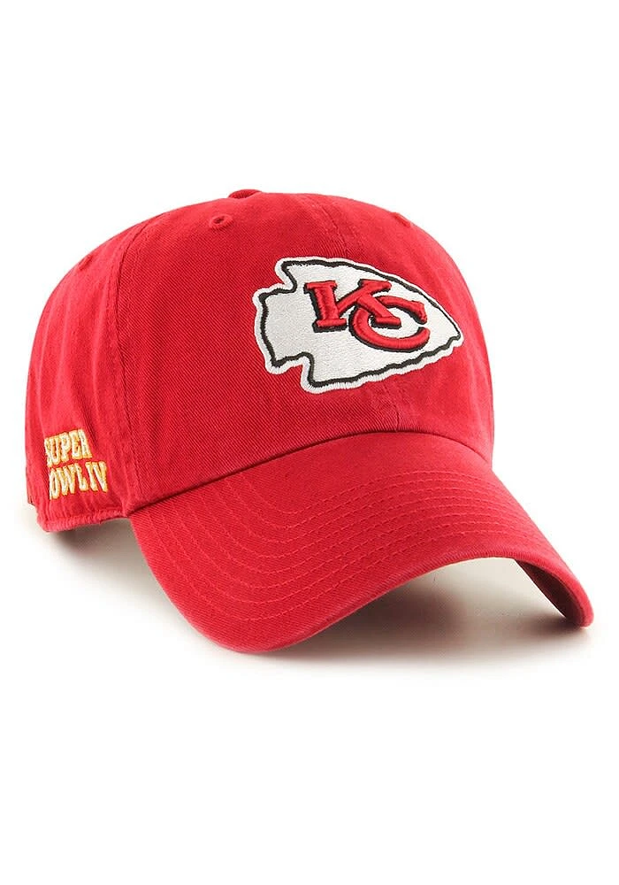 47 Kansas City Chiefs Clean Up Sport Adjustable Hat - Red