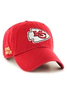 47 Kansas City Chiefs Clean Up Sport Adjustable Hat - Red