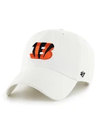 47 Cincinnati Bengals Clean Up Classic Adjustable Hat - White