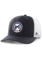 47 Columbus Blue Jackets Trucker Adjustable Hat - Navy Blue