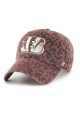 47 Cincinnati Bengals Brown Tawny Clean Up Womens Adjustable Hat