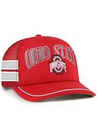 47 Ohio State Buckeyes Sideband Trucker Adjustable Hat - Red