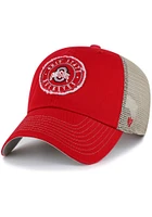 47 Ohio State Buckeyes Garland Clean Up Adjustable Hat - Red