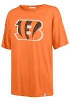 47 Cincinnati Bengals Womens Orange Premier Sadie Short Sleeve T-Shirt