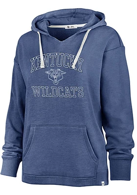 47 Kentucky Wildcats Womens Blue Clarity Kennedy Hooded Sweatshirt