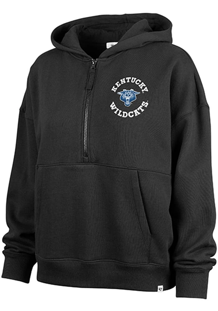 47 Kentucky Wildcats Womens Black Fade Away Pippa Hooded Sweatshirt