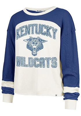 47 Kentucky Wildcats Womens Blue Curve Toni LS Tee