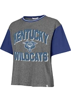 47 Kentucky Wildcats Womens Grey Clubhouse Ziggy Short Sleeve T-Shirt