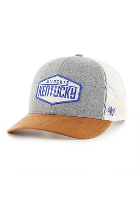 47 Kentucky Wildcats Drover Trucker Adjustable Hat - Grey