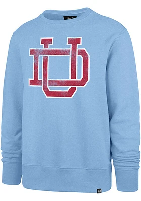 47 Dayton Flyers Mens Light Blue Headline Long Sleeve Crew Sweatshirt