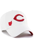 47 Cincinnati Reds White Confetti Icon Clean Up Womens Adjustable Hat