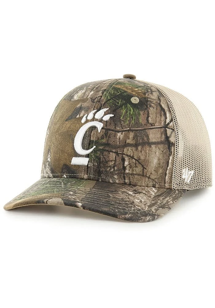 47 Cincinnati Bearcats REALTREE 47 TRUCKER Adjustable Hat - Brown