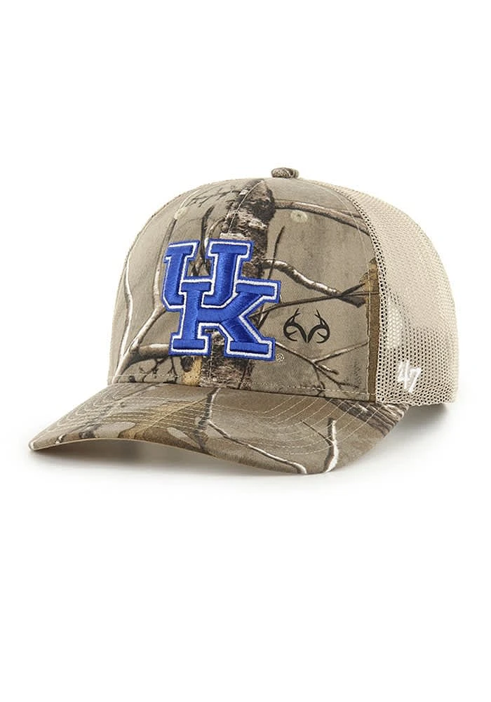 47 Kentucky Wildcats REALTREE 47 TRUCKER Adjustable Hat - Brown