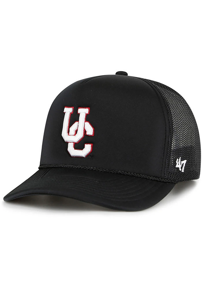 47 Cincinnati Bearcats Foam Front Mesh Trucker Adjustable Hat - Black