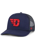 47 Dayton Flyers Foam Front Mesh Trucker Adjustable Hat - Navy Blue