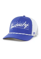 47 Kentucky Wildcats Downburst Trucker Adjustable Hat - Blue