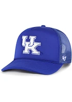 47 Kentucky Wildcats Foam Front Mesh Trucker Adjustable Hat - Blue