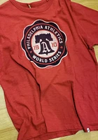 47 Philadelphia Athletics Red Scrum Short Sleeve Fashion T Shirt