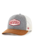 47 Ohio State Buckeyes Drover Trucker Adjustable Hat - Grey