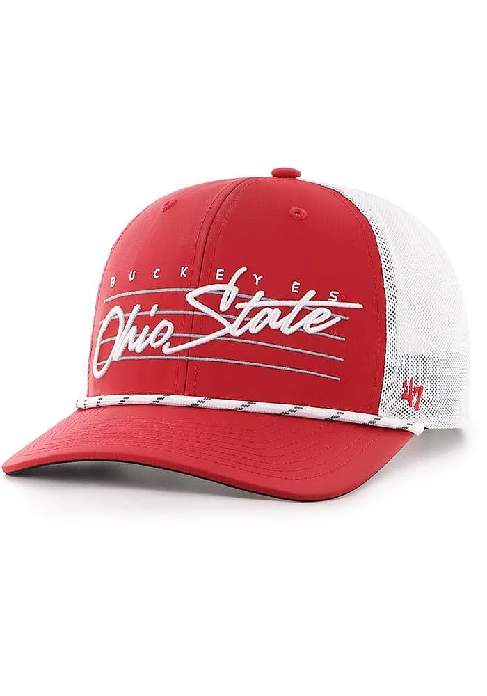 47 Ohio State Buckeyes Downburst Trucker Adjustable Hat - Red