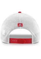 47 Ohio State Buckeyes Downburst Trucker Adjustable Hat - Red