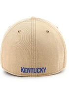 47 Kentucky Wildcats Mens Khaki Dusted Franchise Fitted Hat