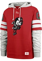 47 Ohio State Buckeyes Mens Red Blitz Cornerback Fashion Hood